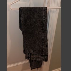 H&M black washed jeans.